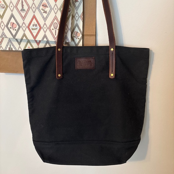 Waxed Canvas Tote Handmade in the USA - Picture 1 of 6